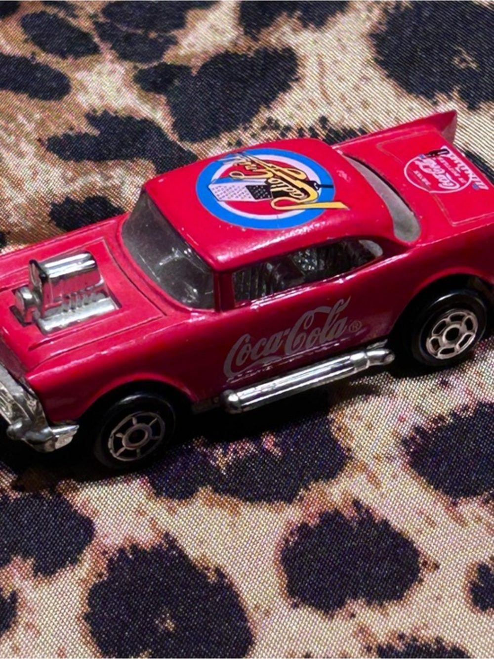 Majorette '57 Chevy No. 223 Red Coca-Cola Coke Radio Grill Loose Diecast